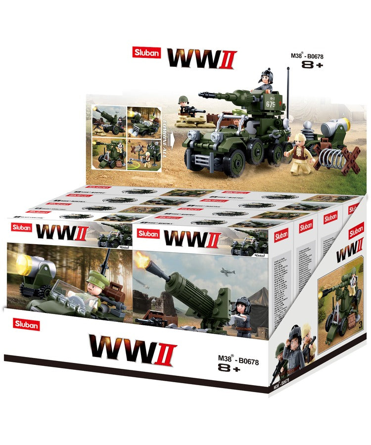 Sluban B0678 WWII Display box set