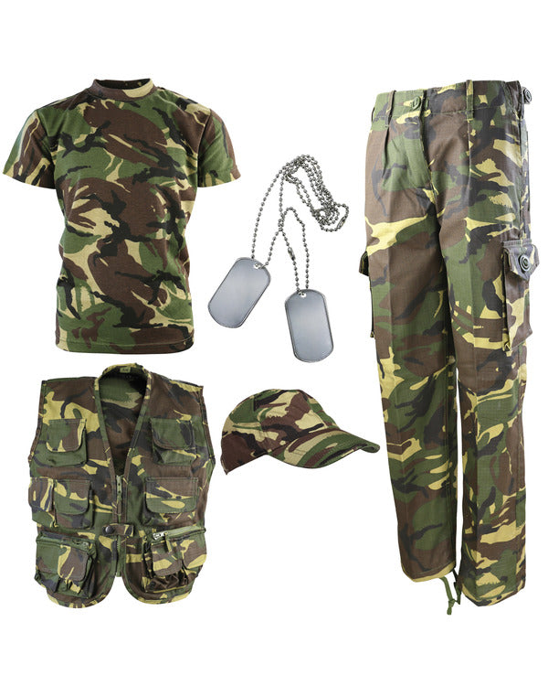 Kombat UK Kids Camouflage Explorer Army Kit - DPM