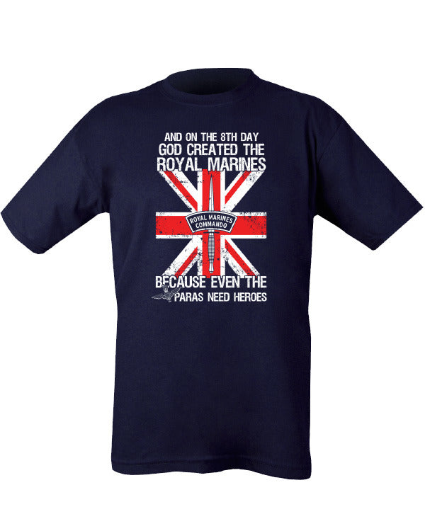 Kombat UK God Created the Royal Marines T-shirt