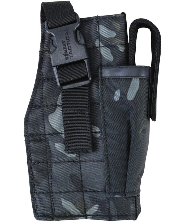 Kombat UK Molle Gun Holster with Mag Pouch - BTP Black