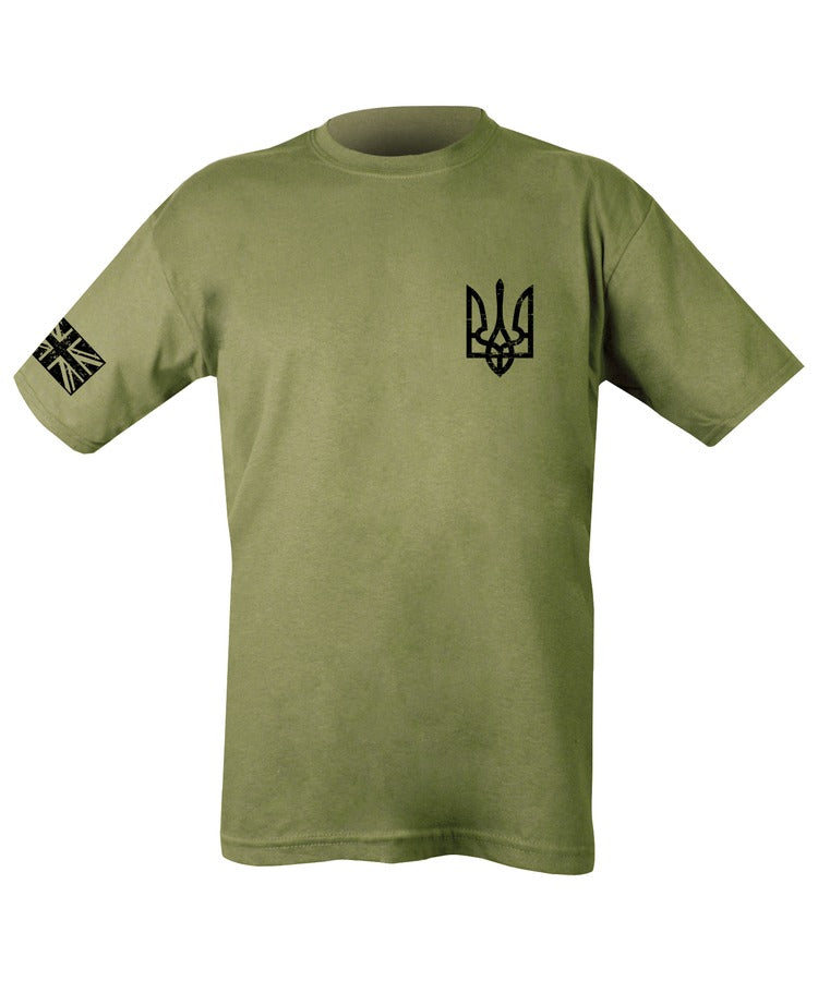 Kombat UK Ukraine T-Shirt - Olive Green