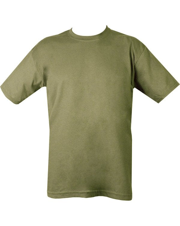 Kombat UK Plain T-shirt - Olive Green - GILDAN