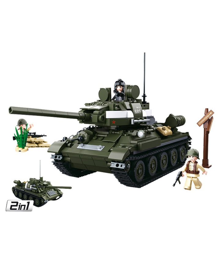 Sluban - B0689 (WWII Allied Medium Tank 2in1)