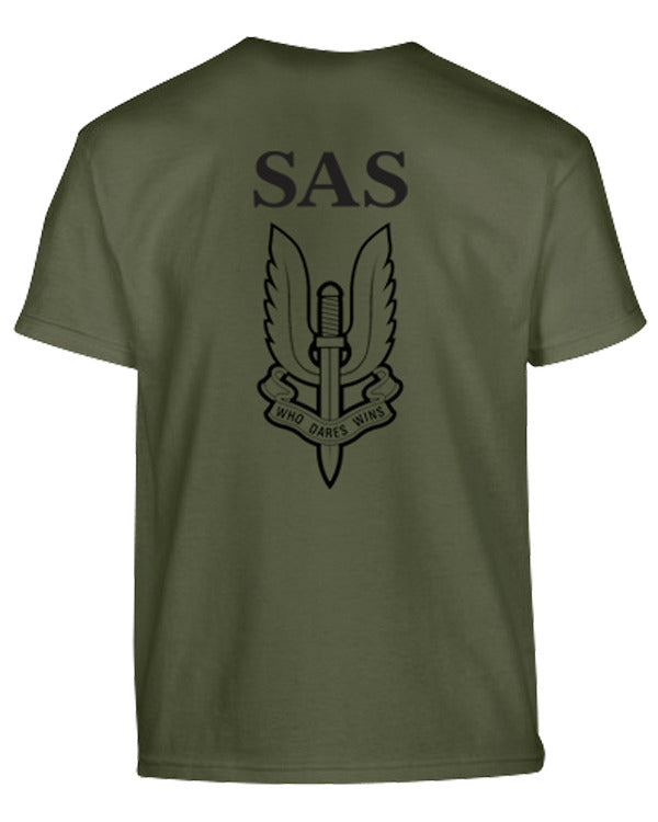 Kombat UK Kids SAS T-shirt - Olive Green