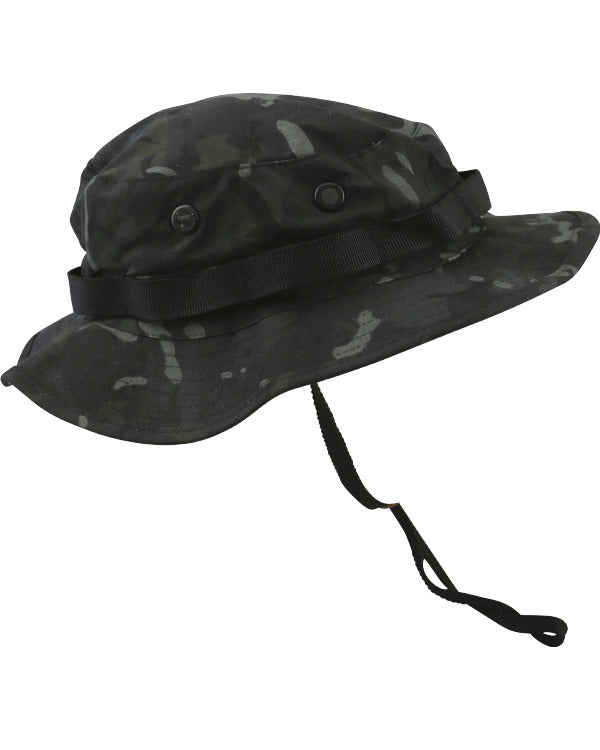 Kombat UK Boonie Hat - US Style Jungle Hat - BTP Black