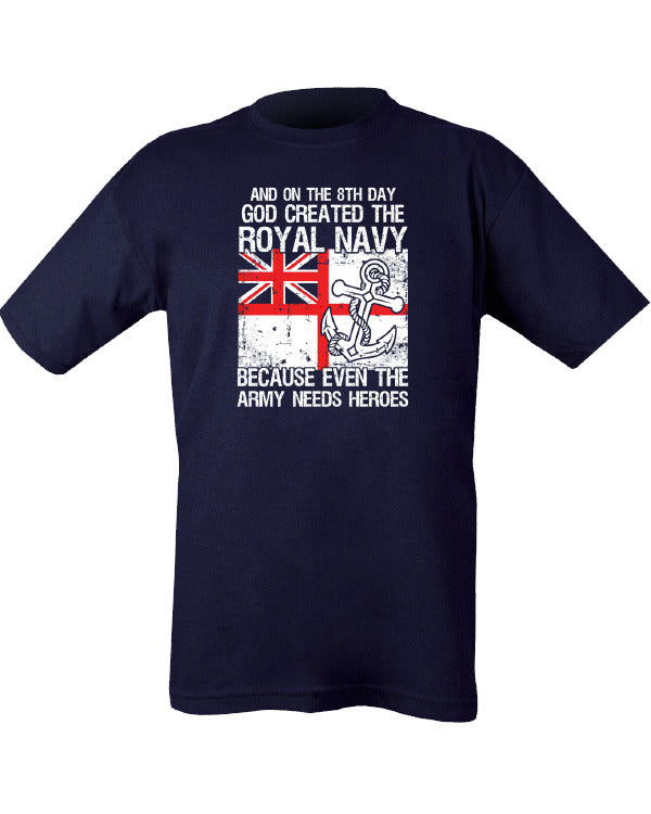 Kombat UK God Created the Royal Navy T-shirt
