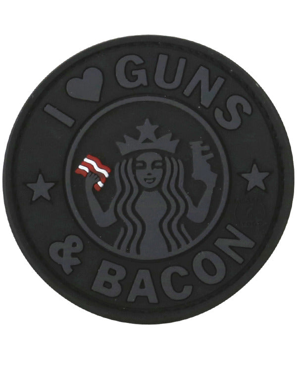 Kombat UK Guns & Bacon Patch - Black