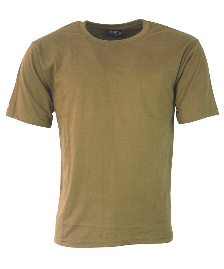 Kombat UK Military Plain T-Shirts - Coyote