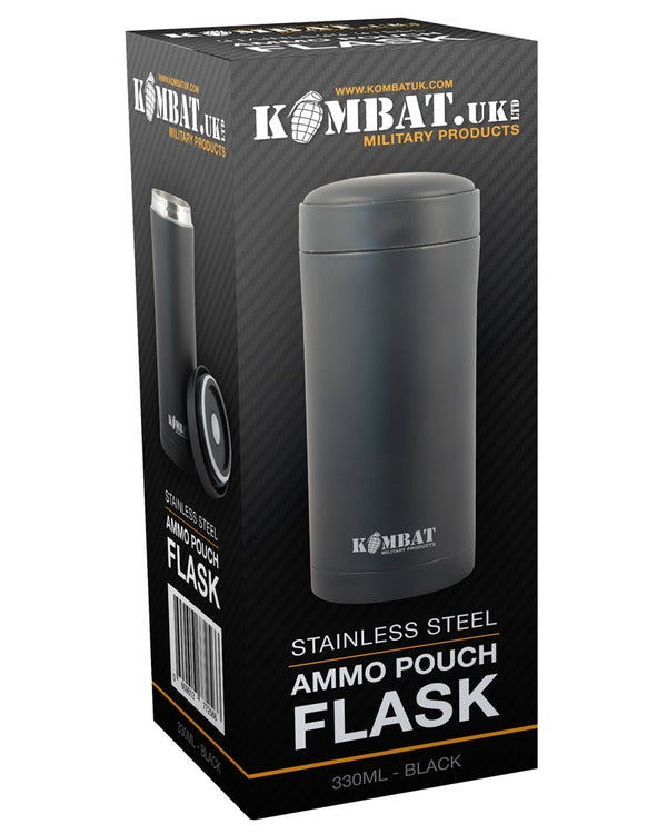 Kombat UK Ammo Pouch Flask - Black