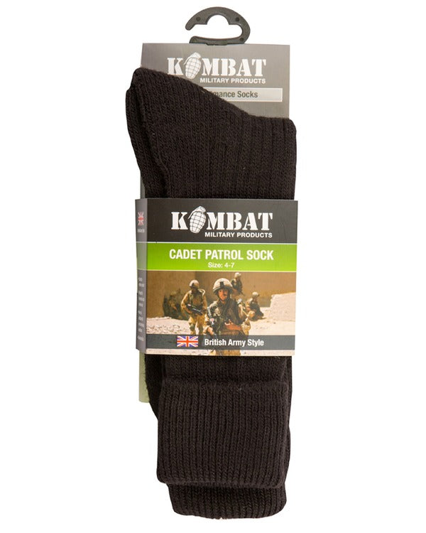 Kombat UK Cadet Socks (Size 4-7)- Olive Green