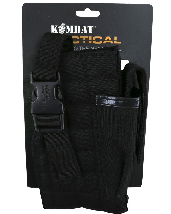 Kombat UK Molle Gun Holster with Mag Pouch - Black