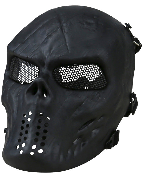 Kombat UK Skull Mesh Mask - Black