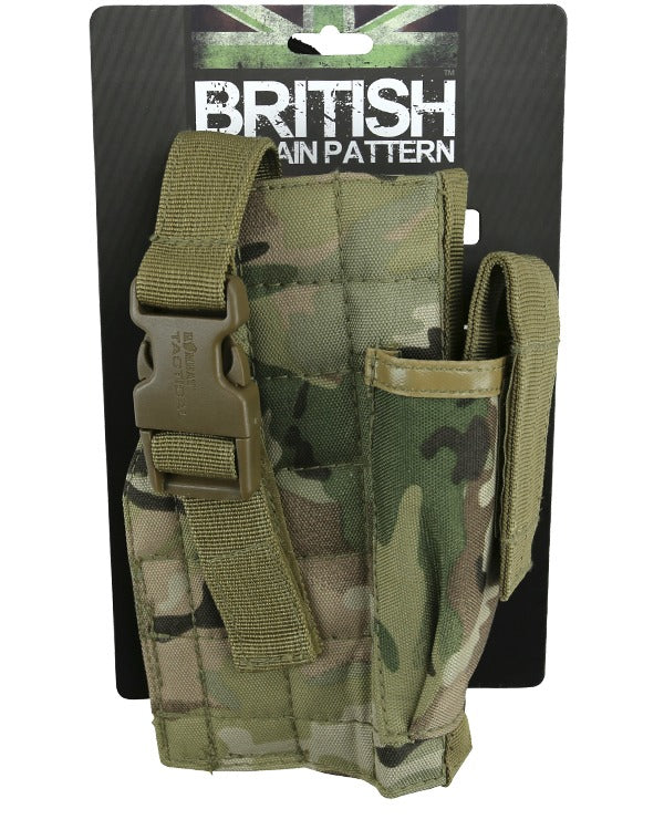 Kombat UK Molle Gun Holster with Mag Pouch - BTP