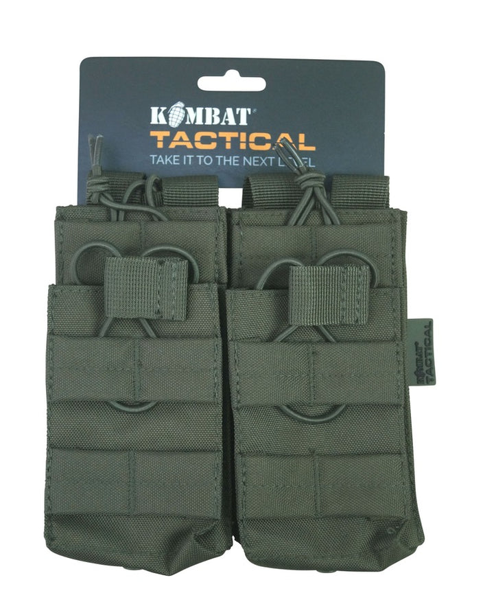 Kombat UK Double Duo Mag Pouch - Olive Green