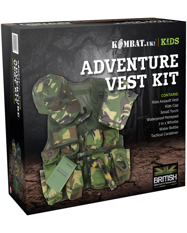 Kombat UK Kids Adventure Vest Set - DPM