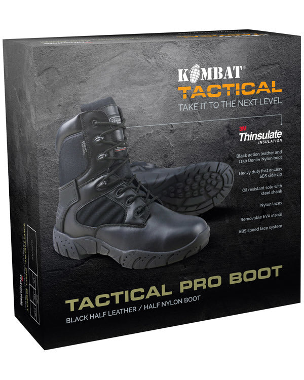 Kombat UK Tactical Pro Boot - 50/50 - Black