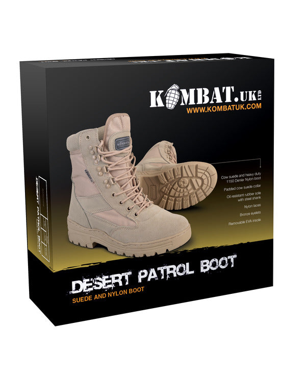 Kombat UK Patrol Boot - Desert
