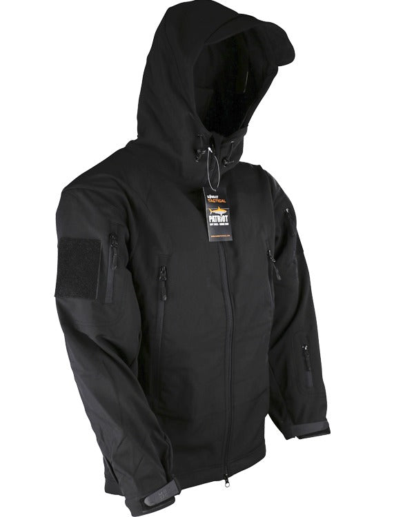 Kombat UK Patriot Tactical Soft Shell Jacket - Black