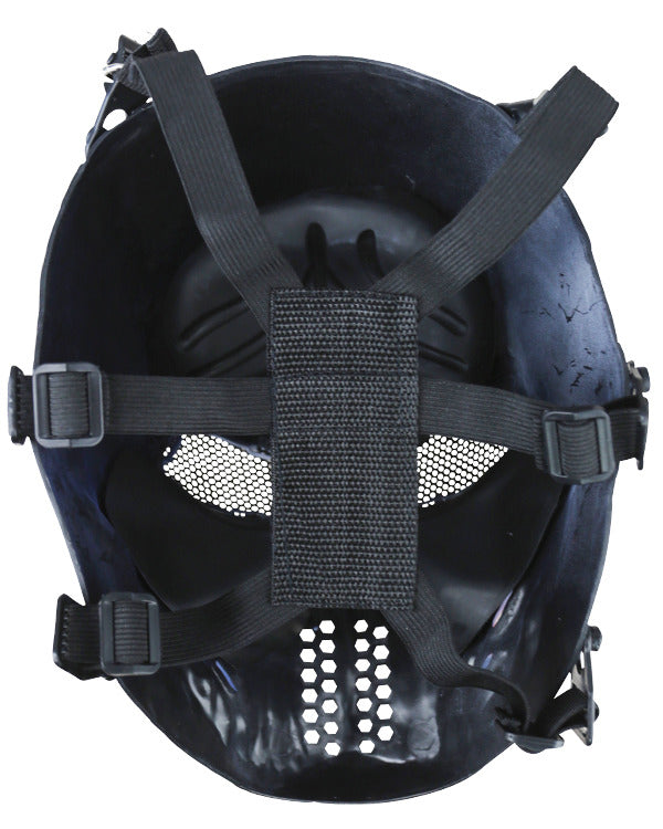 Kombat UK Skull Mesh Mask - Gun Metal Grey