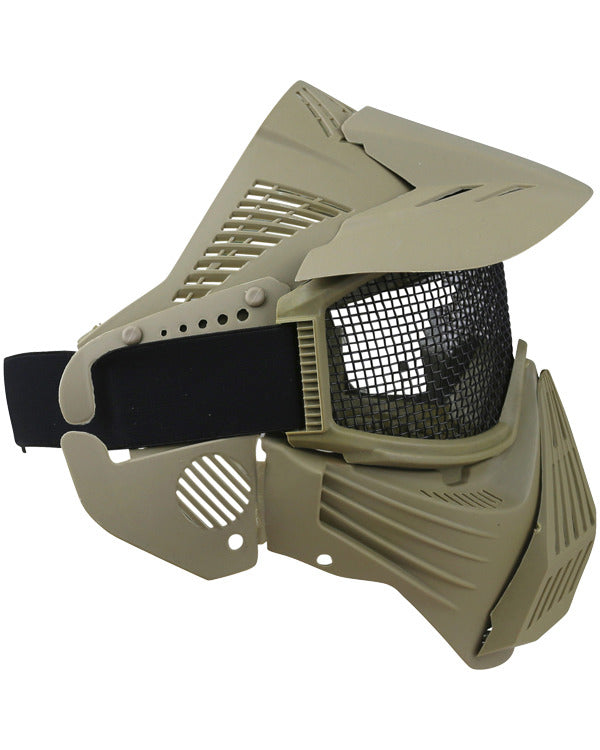 Kombat UK Full Face Mesh Mask - Coyote