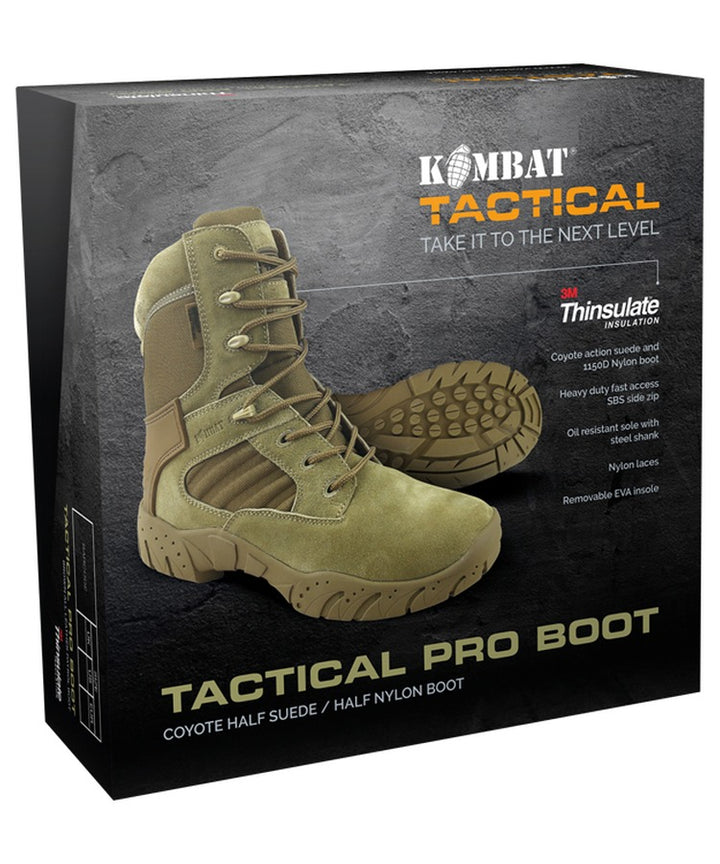 Kombat UK Tactical Pro Boot - 50/50 - Coyote