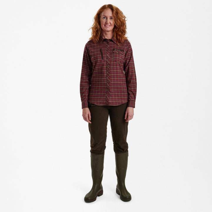 Deerhunter Lady Ava Shirt Red Check