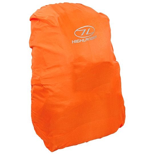 Highlander Waterproof Rucksack Cover Small Orange