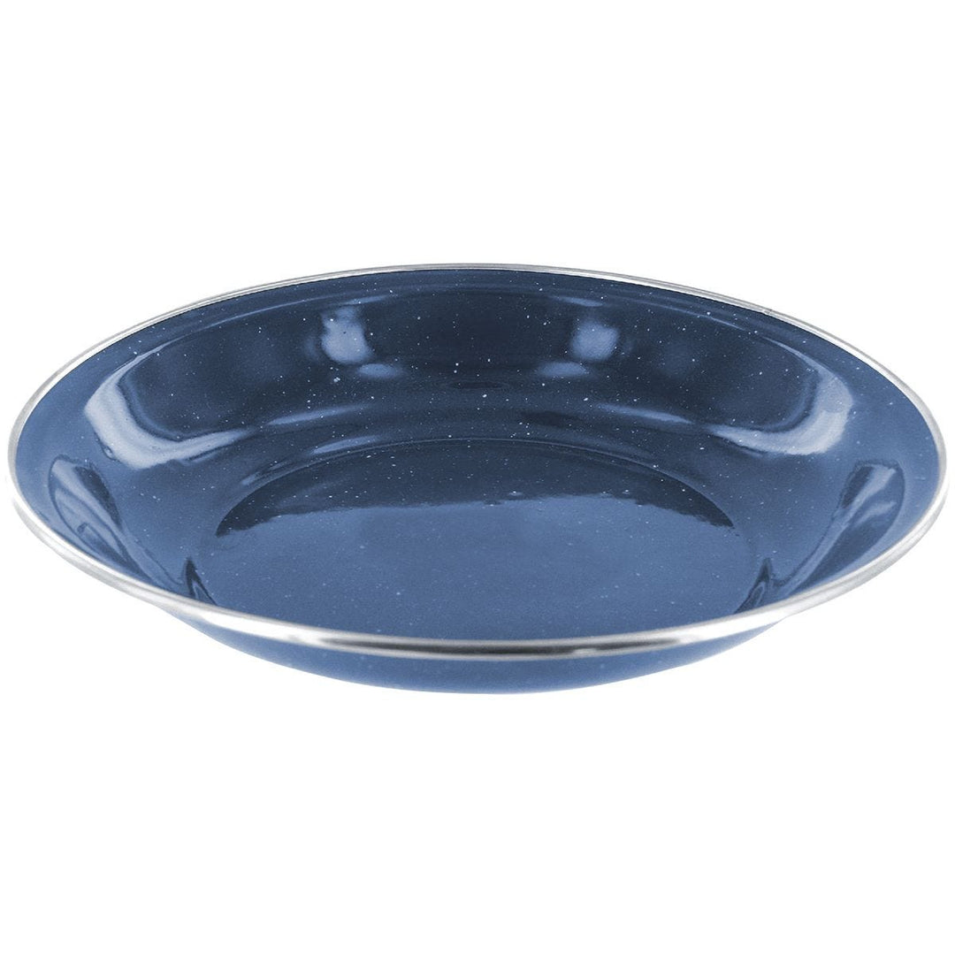 Highlander Deluxe Enamel Soup Plate Navy Blue