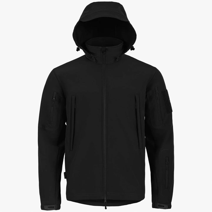 Highlander Forces Tactical Soft Shell Jacket Black