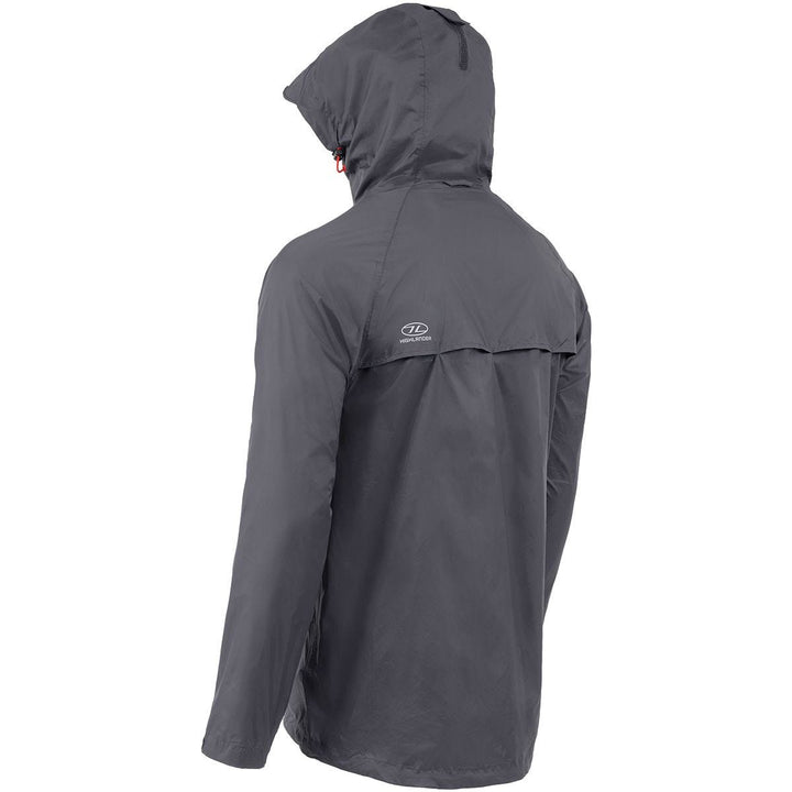 Highlander Stow & Go Packaway Jacket Charcoal