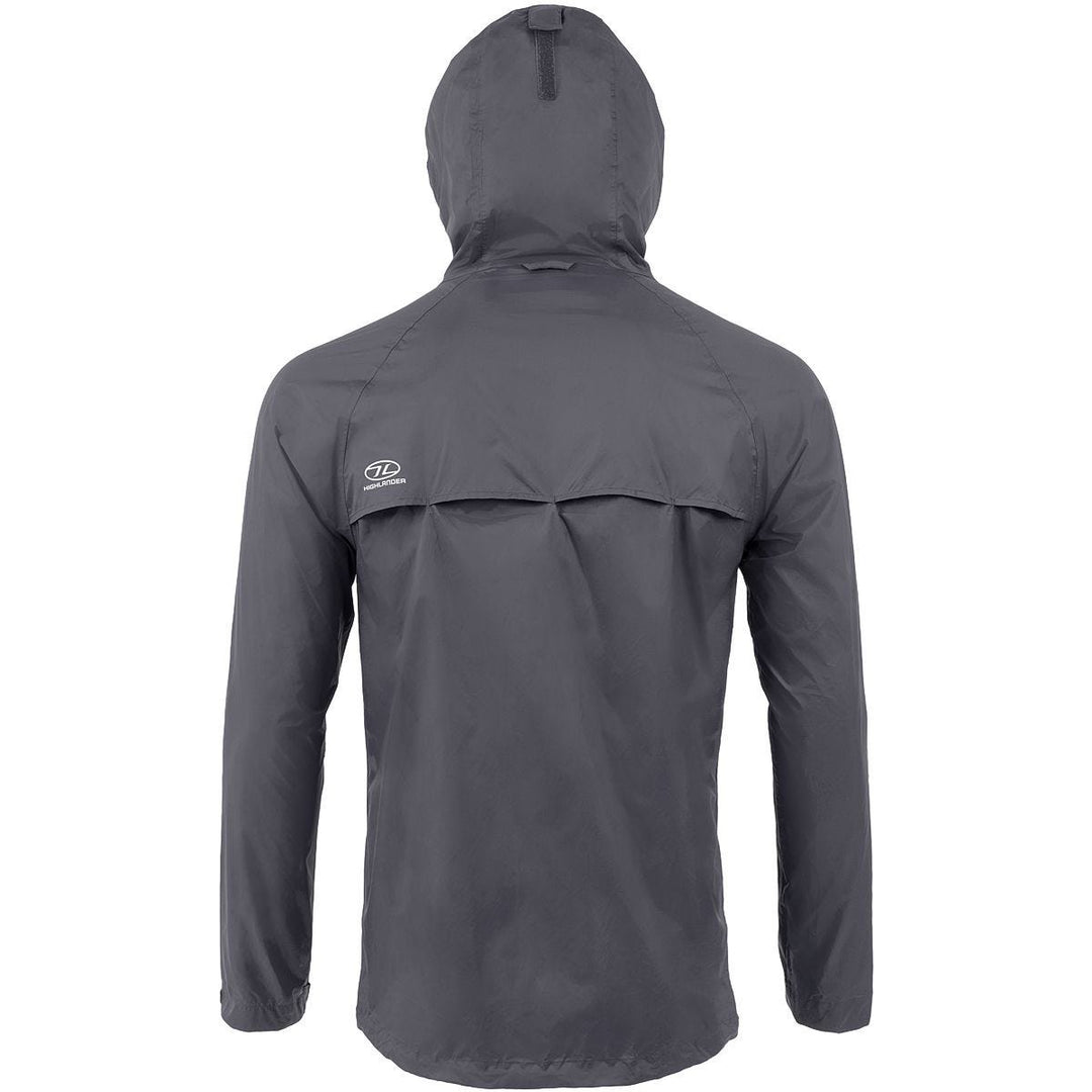 Highlander Stow & Go Packaway Jacket Charcoal