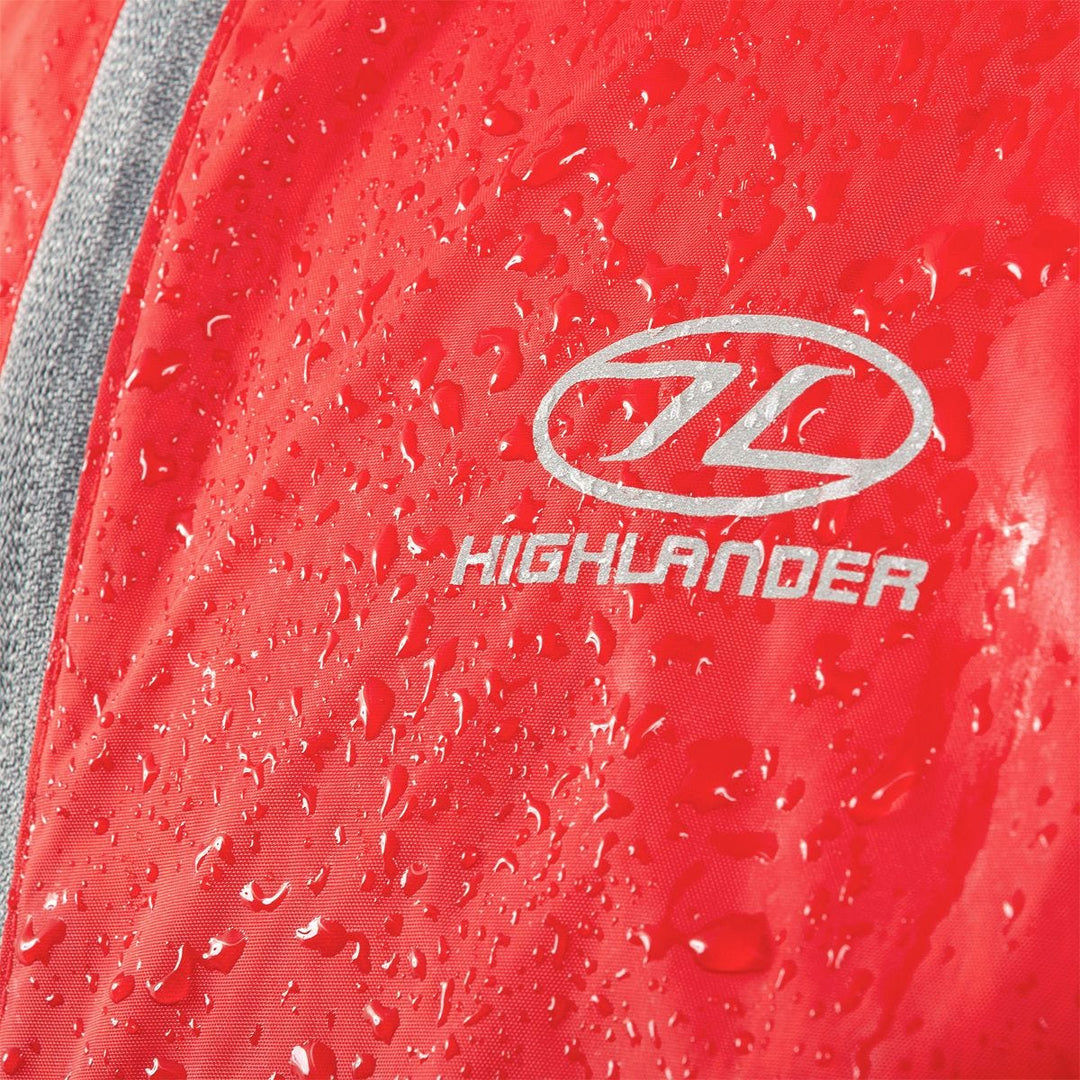 Highlander Stow & Go Packaway Jacket Red