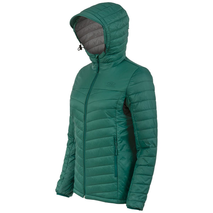 Highlander Womens Lewis Insulated Jacket Forest Green