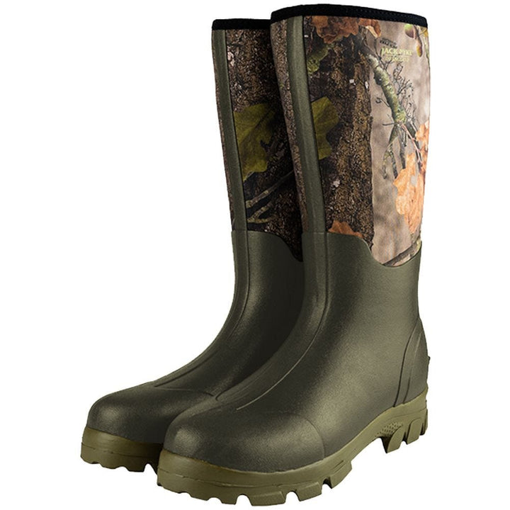 Jack Pyke Neoprene Wellington Boots English Oak Evolution