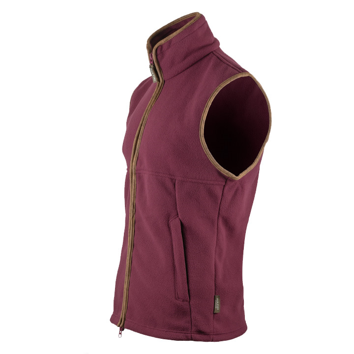 Jack Pyke Countryman Fleece Gilet Burgundy