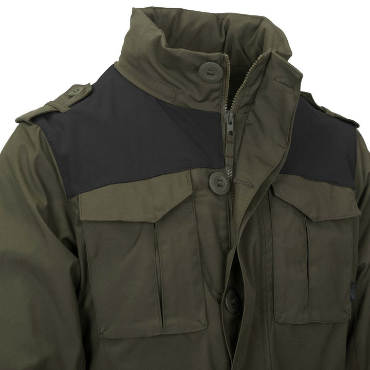 Helikon Covert M-65 Jacket Taiga Green / Black