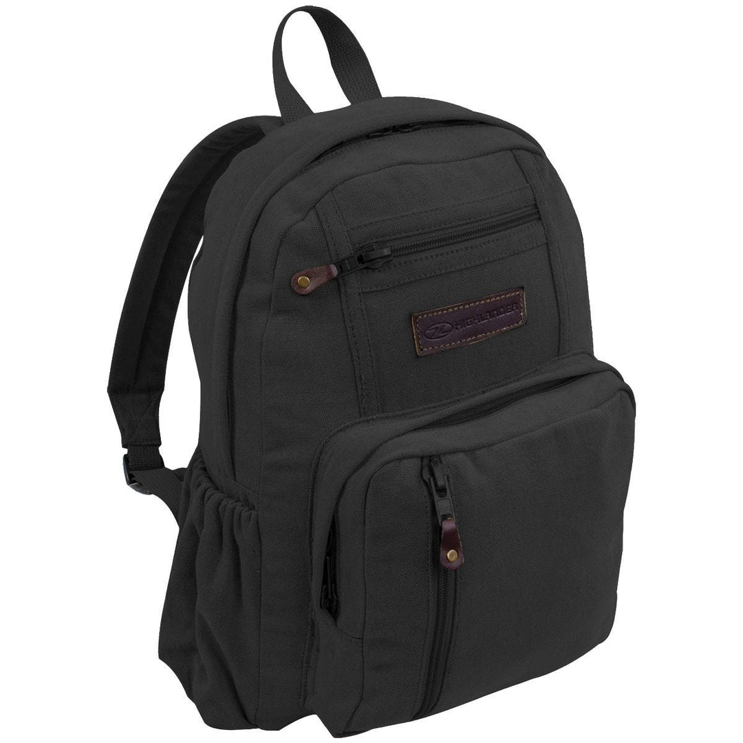 Highlander Salem Canvas 18L Backpack Black