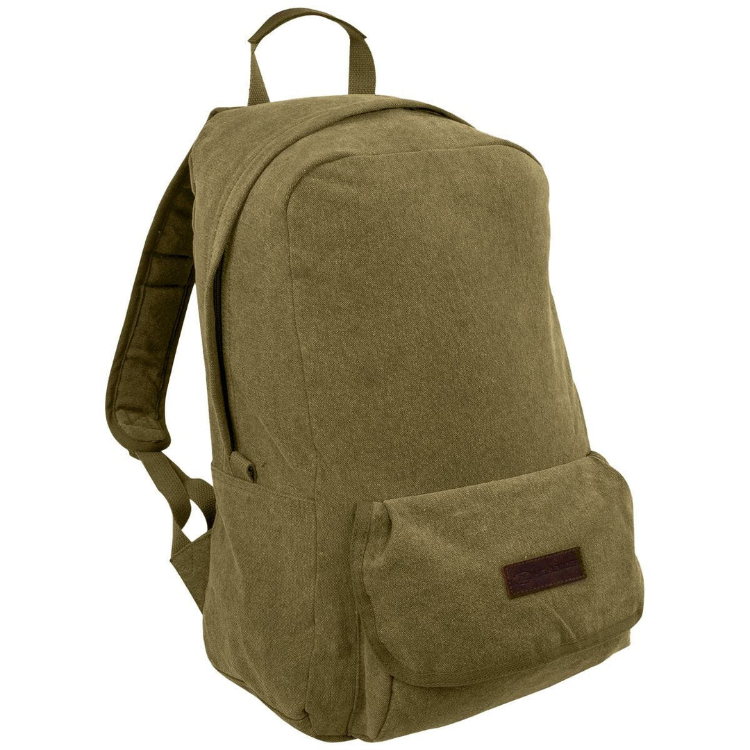 Highlander Stirling Canvas Backpack 30L Olive