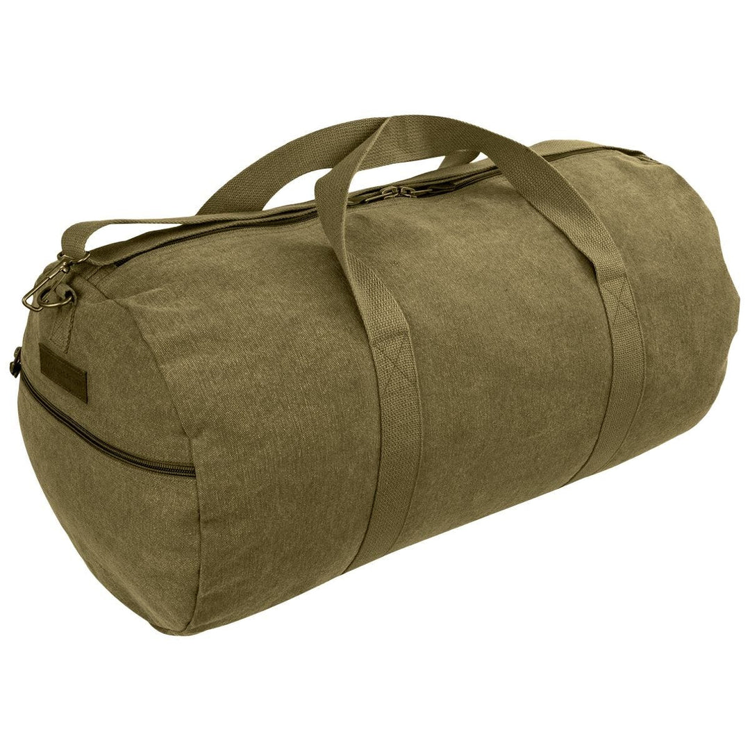Highlander Forces Crieff Canvas Roll Bag 45L Olive