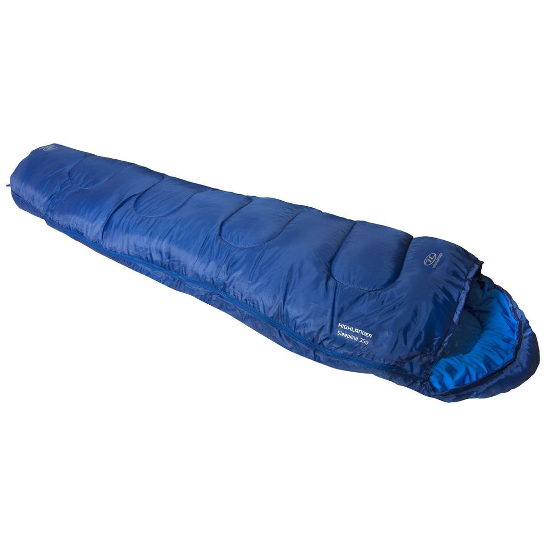 Highlander Sleepline 350 Mummy Sleeping Bag Blue