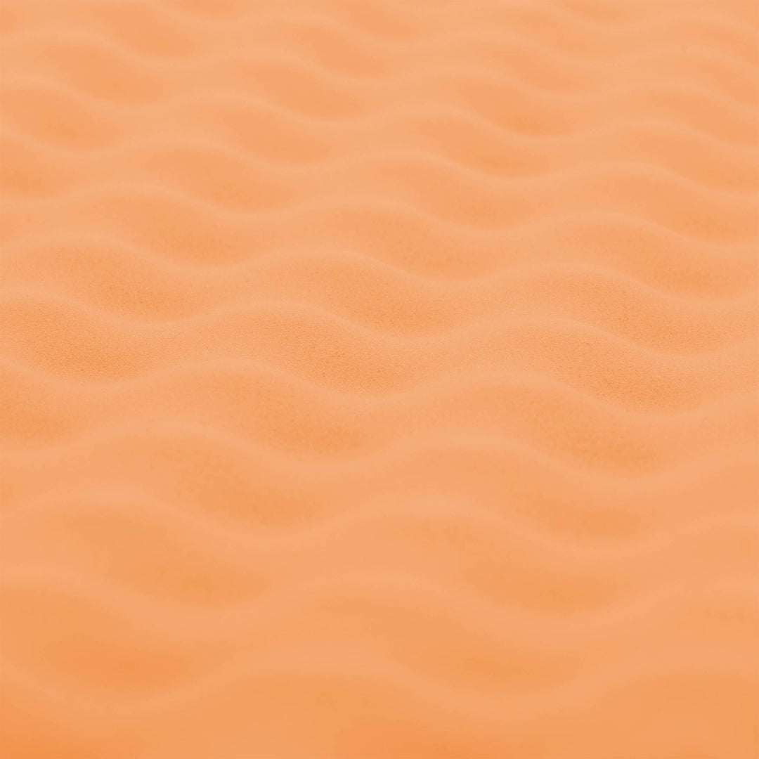 Highlander Comfort Camping Mat with soft contour design Orange