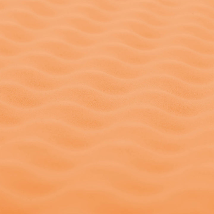 Highlander Comfort Camping Mat with soft contour design Orange