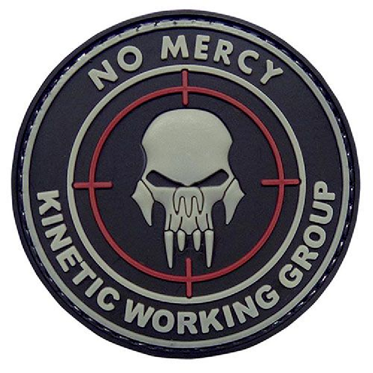 No Mercy-Black Tactical Patch