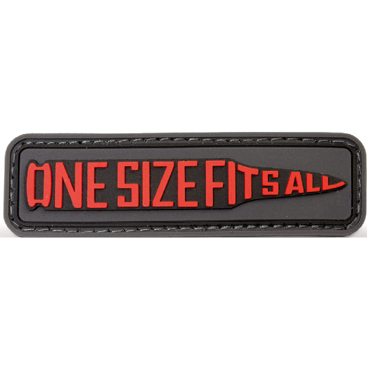 One size fits all-Red Tactical Patch