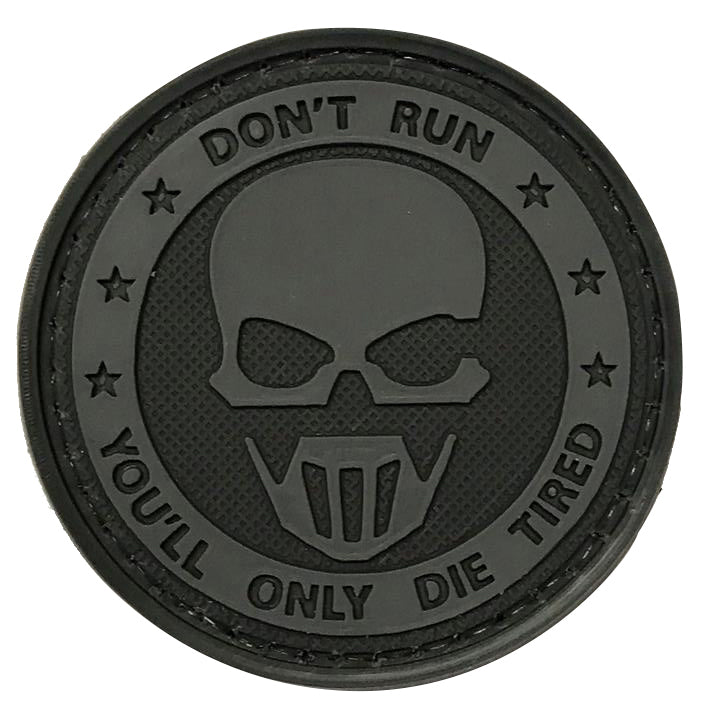 don't run mask-dark grey