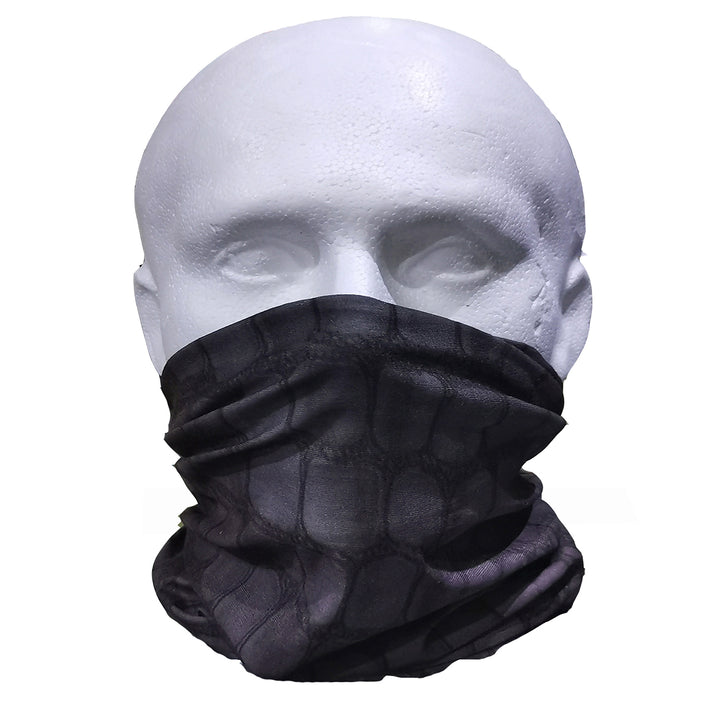 croc skin black tactical snood