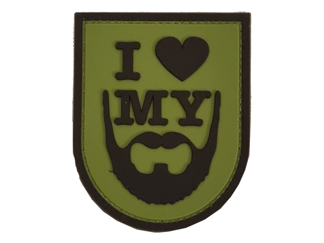 I love my beard-Olive Tactical Patch