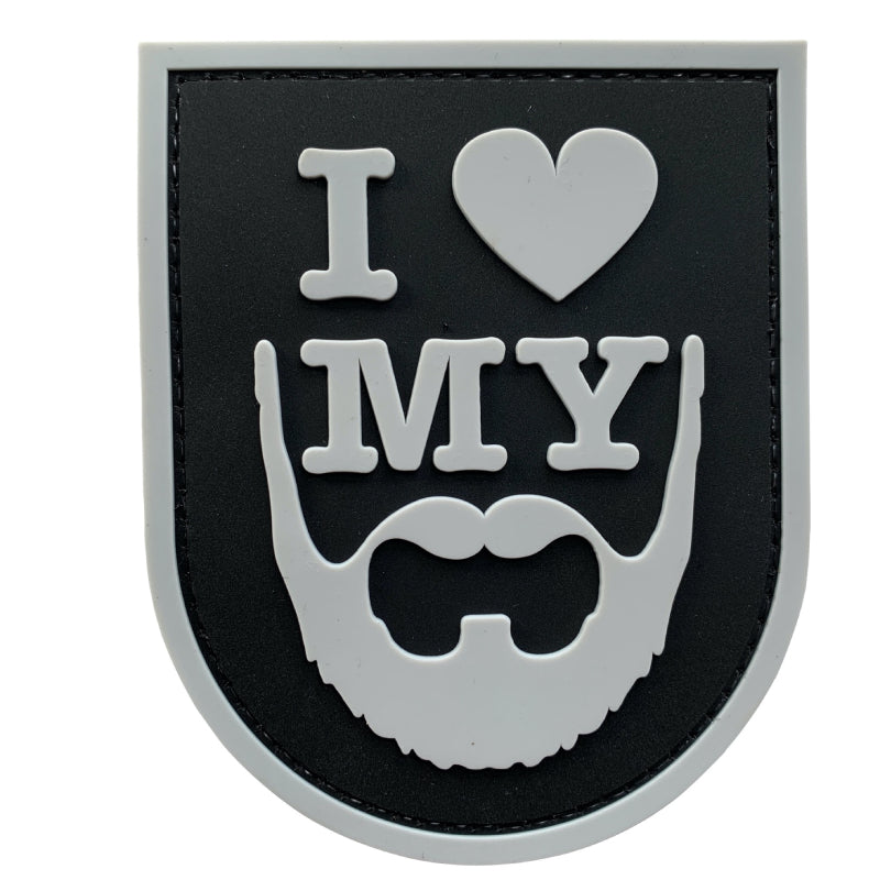 i love my beard-grey