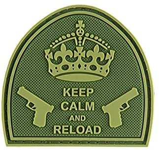 Keep Calm and Reload-Olive Tactical Patch