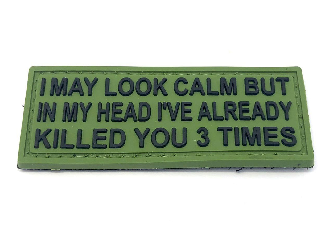 May look calm......Olive Tactical Patch